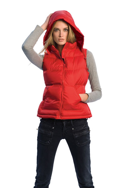 Zen Bodywarmer Donna Gilet Cappuccio