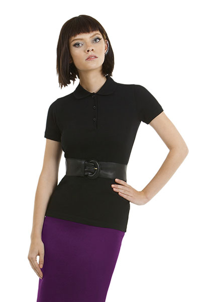 Safran Donna Polo Manica Corta