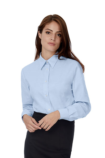 Camicia Oxford Donna Manica Lunga