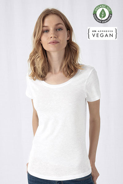 Slub Maglia Donna Cotone Organico