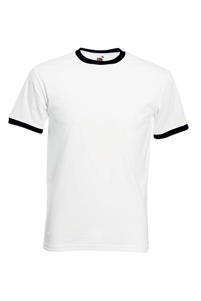 T-Shirt 100% Cotone Ringer