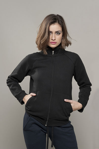 Felpa Donna Jacket Prodotto Italiano Certificato