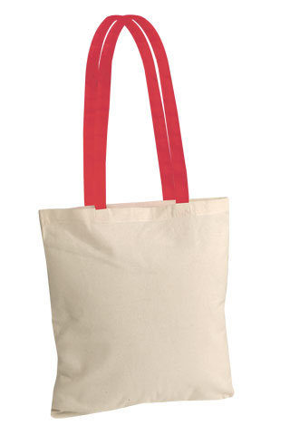 shopper in cotone manici lunghi stirata