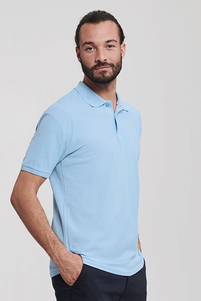 Polo-Authentic-Eco-Uomo-Poliestere-Riciclato-Policotone