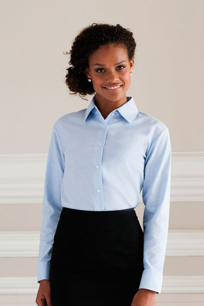 Camicia Oxford Donna Manica Lunga